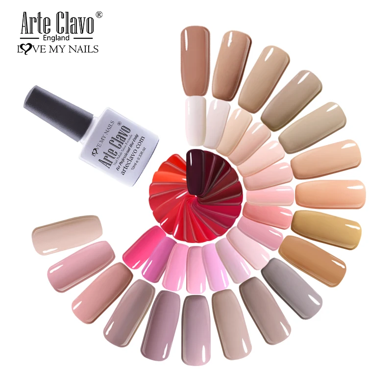 Arte Clavo 10 мл Гель-лак для ногтей Гель-лак краска Lasting Hybrid Nails художественный Гель-лак для ногтей для маникюра Гель-лак праймер верхнее покрытие