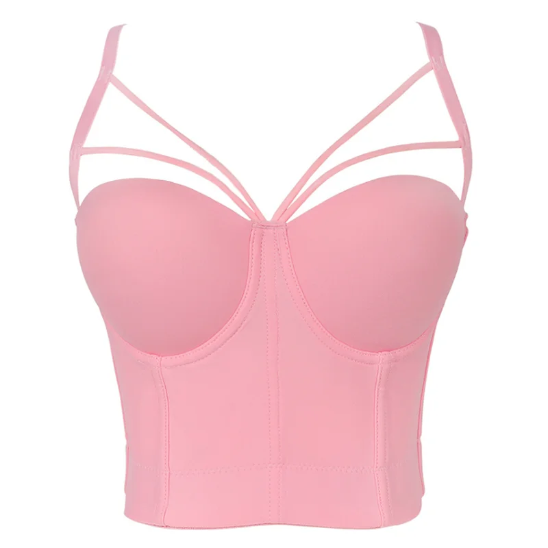 caged bustier top