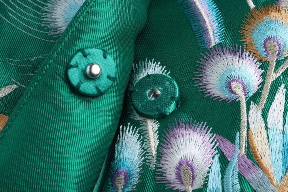 Китайский стиль Топ ветровка с вышивкой для женщин cheongsam Топ традиционная китайская одежда женская винтажная одежда Топ