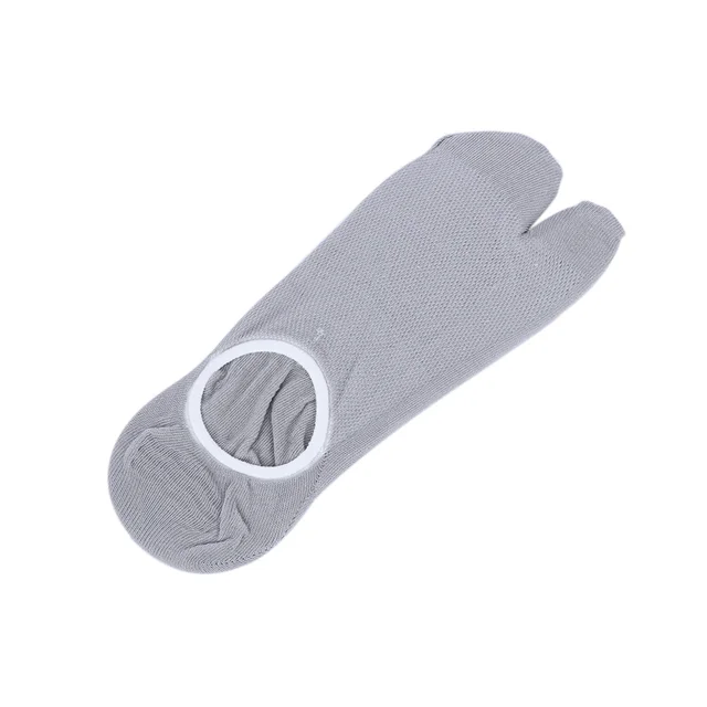 1Pair Black Pink White Summer Women Cotton Five Finger Toe Sock Hosiery Invisible Slippers Harajuku Funny Cute Cartoon grey