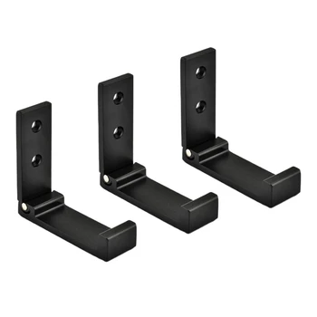 

Aluminum Alloy Single Clothes Hook Foldable Coat Hook Hanger Wall Mounted for Kitchen Bathroom Bedroom Living Room Wall Door Cab