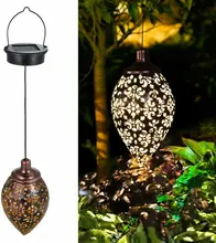 

Waterproof Solar Garden Light LED Lantern Hanging Outdoor Solar Lamp Olive Shape Sensitive Sensor Control Solar Powered Lamp