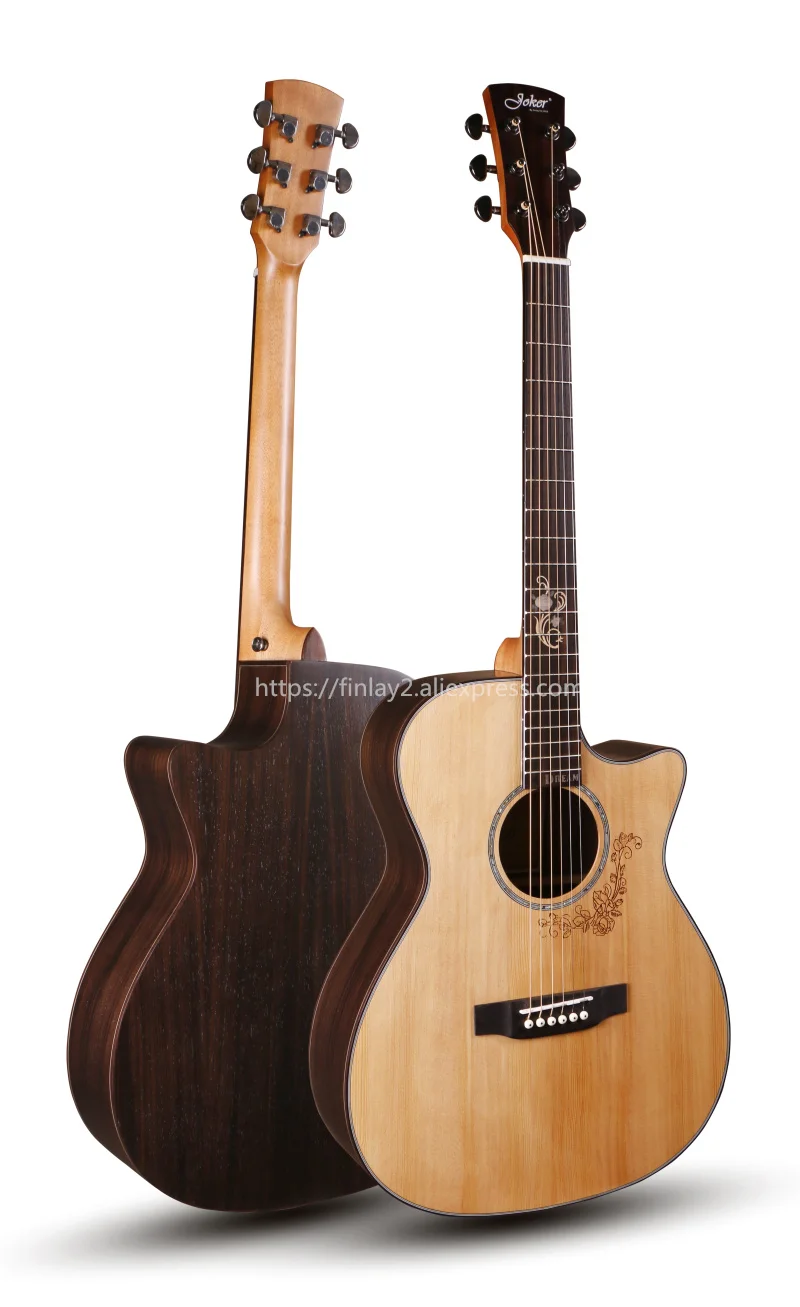 Профессиональный 40 &quotCutaway акустические гитары с 20 мм хлопковой сумкой твердая