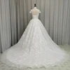 SL-6846 Customized ball gown wedding dress 2021 crystal bling bling lace beads bridal collection set wedding gowns plus size 2