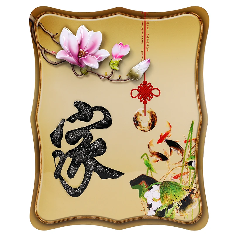 Restaurant Meter Box Decorative Painting European Stereo 3d Embossed Electric Door Mural - Цвет: Прозрачный