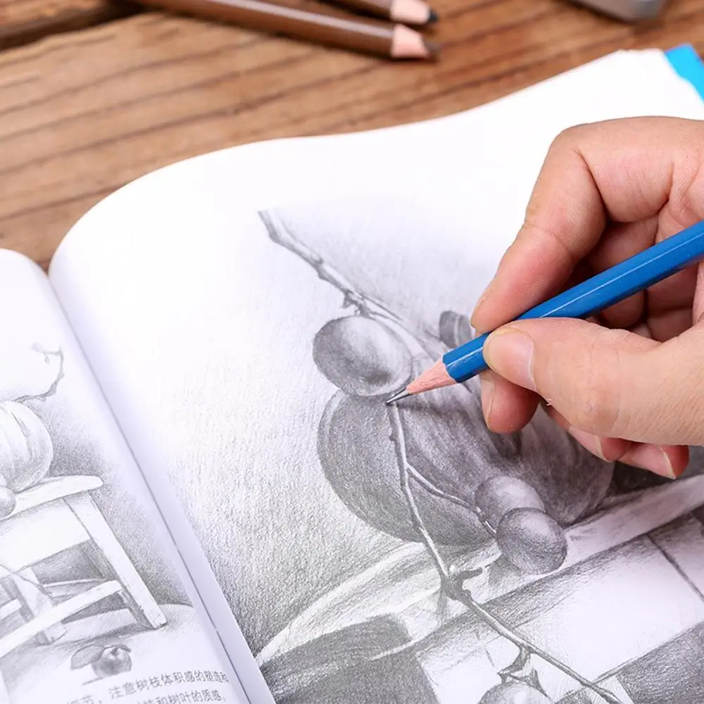 60 шт. набор карандашей для рисования Профессиональный портативный студенческий Канцелярский набор художественных ремесел эскиз карандаш граффити