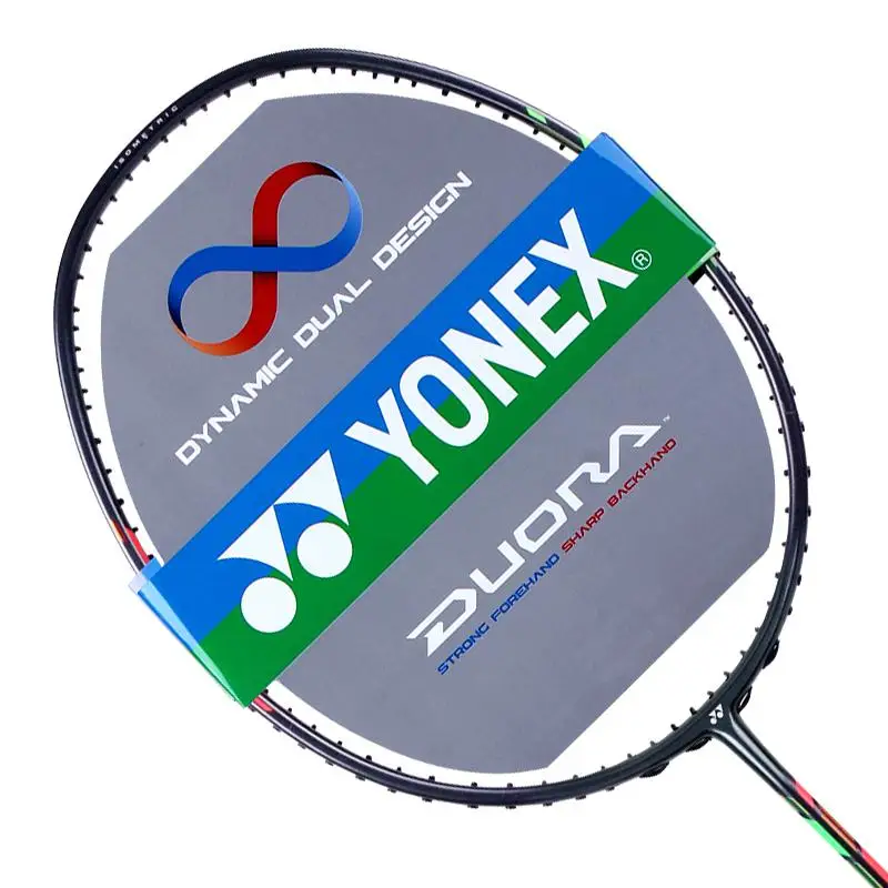 Натуральная ракетка для бадминтона Yonex Yy Duora 55, круглый из карбона, волокно, ракетка для бадминтона - Цвет: DUORA 55