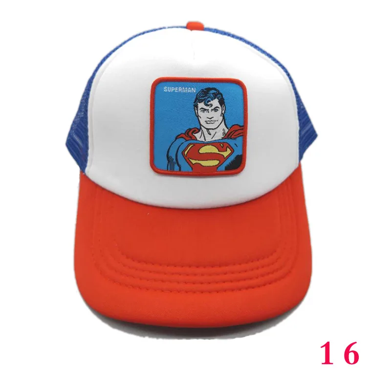 Мультяшная аниме gorra Dragon бейсбольная кепка дышащая летняя сетка вышивка бейсболка с возможностью регулировки размера Мужская и Женская Хип-хоп шляпа - Цвет: 16