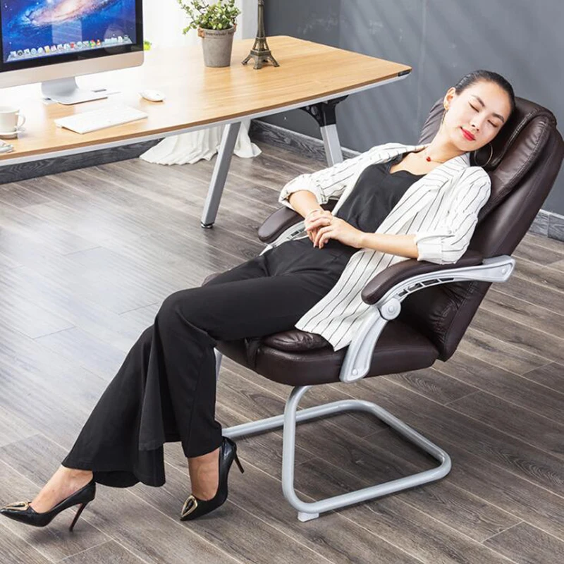 Офисное кресло современное босса из воловьей кожи может лежать для домашнего