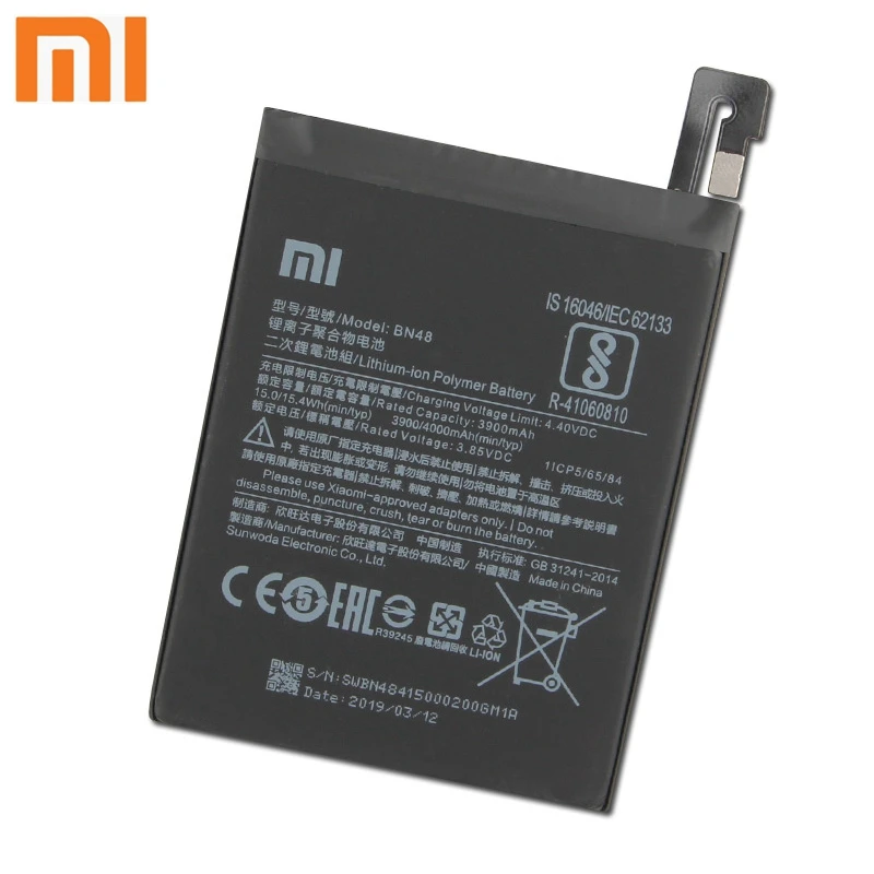 Xiao mi Xiaomi mi BN48 аккумулятор для телефона Xiao mi Red mi Note 6 Pro Note6 Pro Note6Pro 4000 мАч сменный аккумулятор+ инструмент