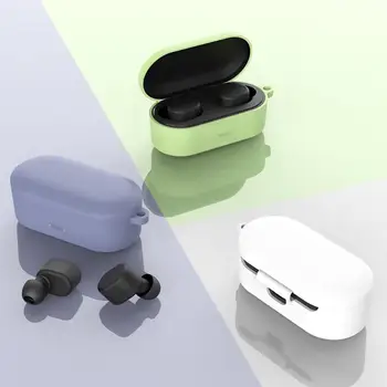 

Silicone Protective Earphone Case for QCY T2C Anti-drop Dustproof Headset Cover Case for QCY T2C T1S T1C TWS Earbuds Protector