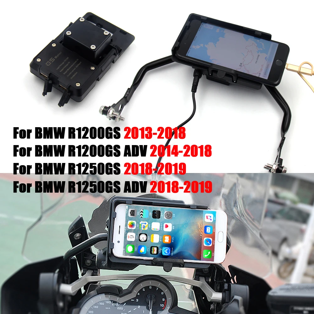 Мобильный GPS навигатор для BMW R1200GS 2013 2019 R1250GS 2018 кронштейн R1200 R1250 1200GS 1250GS|Накладки и