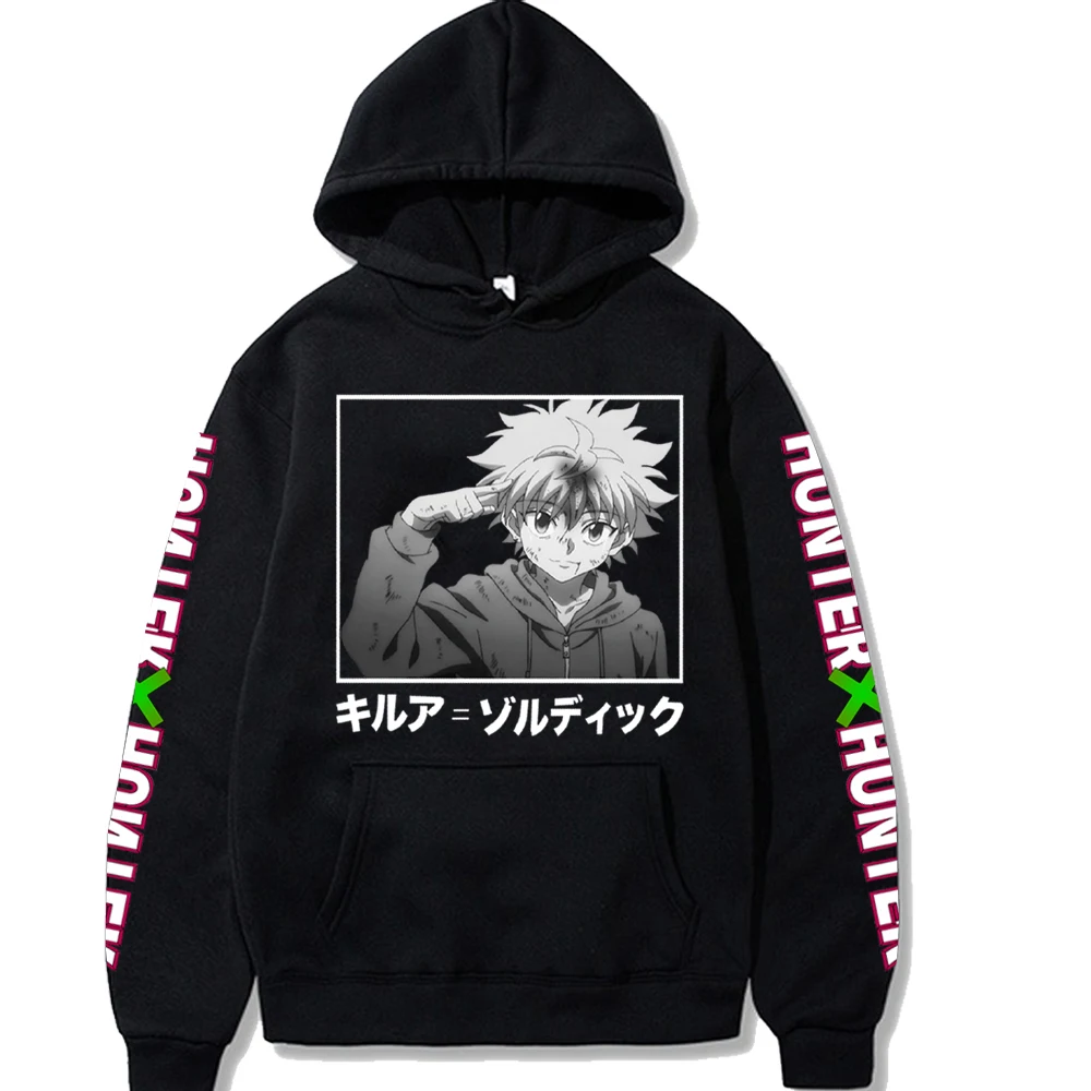 Мужская и женская дизайнерская Толстовка Hunter X Killua свитшот для косплея Новые
