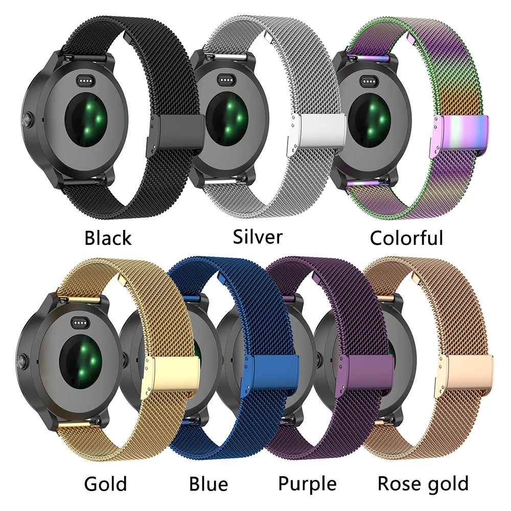Ремешок для наручных часов Garmin CAME/vivoactive 3 аксессуары сетчатый Браслет из