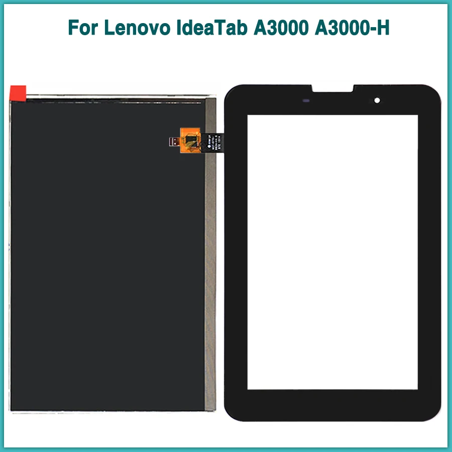 

New A3000 LCD Touch Screen For Lenovo Idea Tab A3000 A3000-H LCD Display Touch Panel Digitizer Sensor Glass Lens