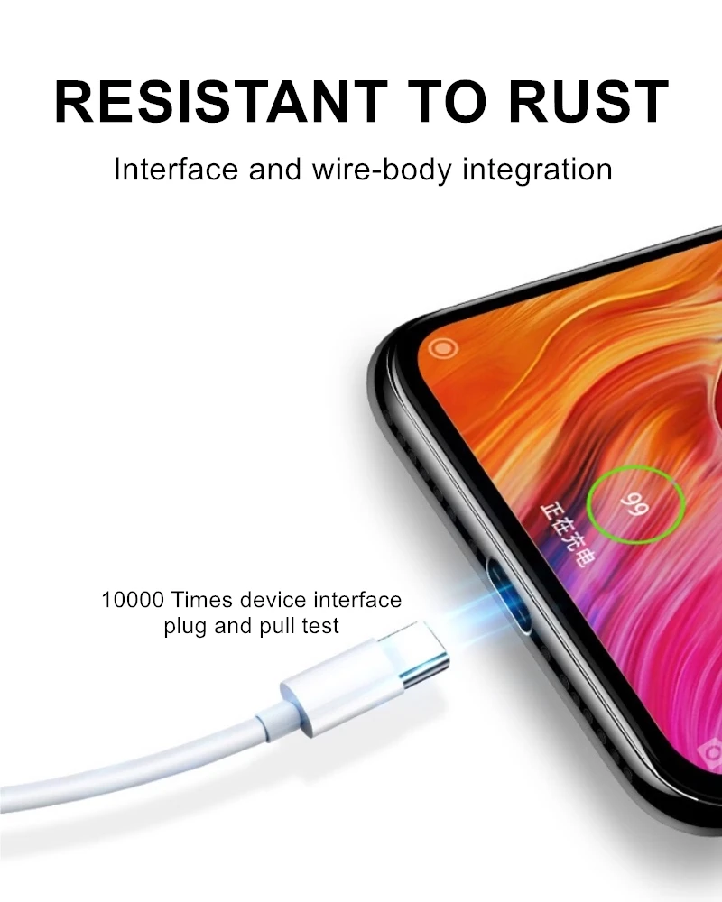 Быстрое зарядное устройство 3 А типа C для Xiaomi huawei, 1 м, 2 м, 3 м, кабель Micro USB для iphone, зарядный usb-кабель для samsung