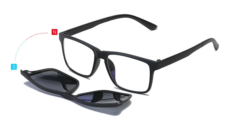 Поляризованные солнцезащитные очки на застежке для мужчин и женщин, солнцезащитные очки на магнитной застежке, очки для ночного видения