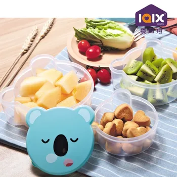 

Bear Japanese Style Microwave Refrigerator Storage Box Inlaid Candy Snack Box Cute 4 jian tao Cartoon Freshness Box