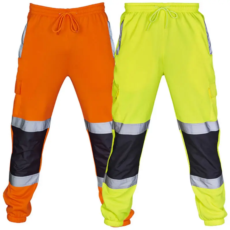 Модная одежда HI VIS видимость VIZ над брюками рефлективная защитная спецодежда