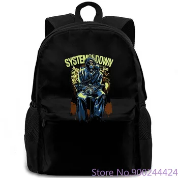 

Hard Rock Metal Punk Band SOAD System Of A Down Gas Mask Men's Unisex Men 2019 Fashion backpack
