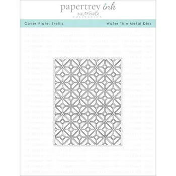 

2020 newtrellis cover dies Metal Cutting Dies Scrapbooking background craft Card Making Embossing Rectangular Pattern