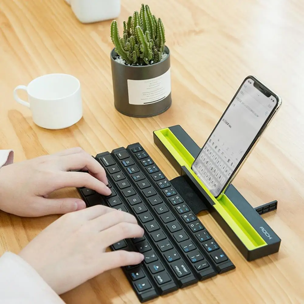 

Protable Foldable Ultra-thin Wireless Bluetooth Keyboard for iPad Pro Air For Smartphone Tablet Keypad for IOS/Android/Windows