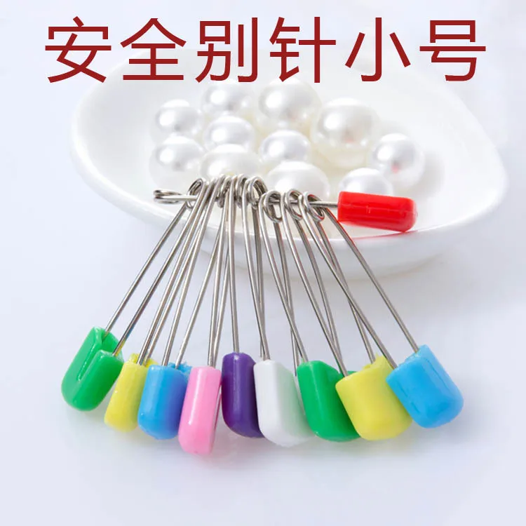 Manufacturers Direct Selling Children Small Anti-Resilient Stainless Steel Pin Infant Candy-Colored Aiaper Safety Pin