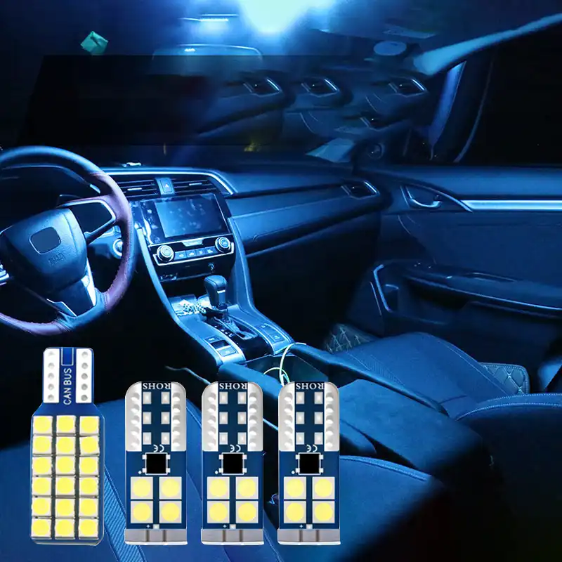 4x T10 W5w Auto Led Lampen Innenraum Lichter Kit Fur Honda Civic 2014 2015 2016 2017 2018 2019 Dome Lesen Lichter Stamm Lampen Interior Mouldings Aliexpress Led Lampen Auto Innenraum