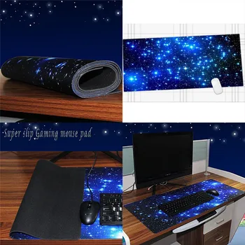 

Hot Large Galaxy Anti-Slip Laptop Computer Gaming Large Mouse Pad Keyboard Mat
