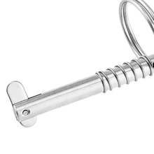 Пружинное кольцо аксессуары, быстродействующий контакт 316 нержавеющая сталь для каяк морской лодки Bimini Верхний шарнир, 8x76 мм