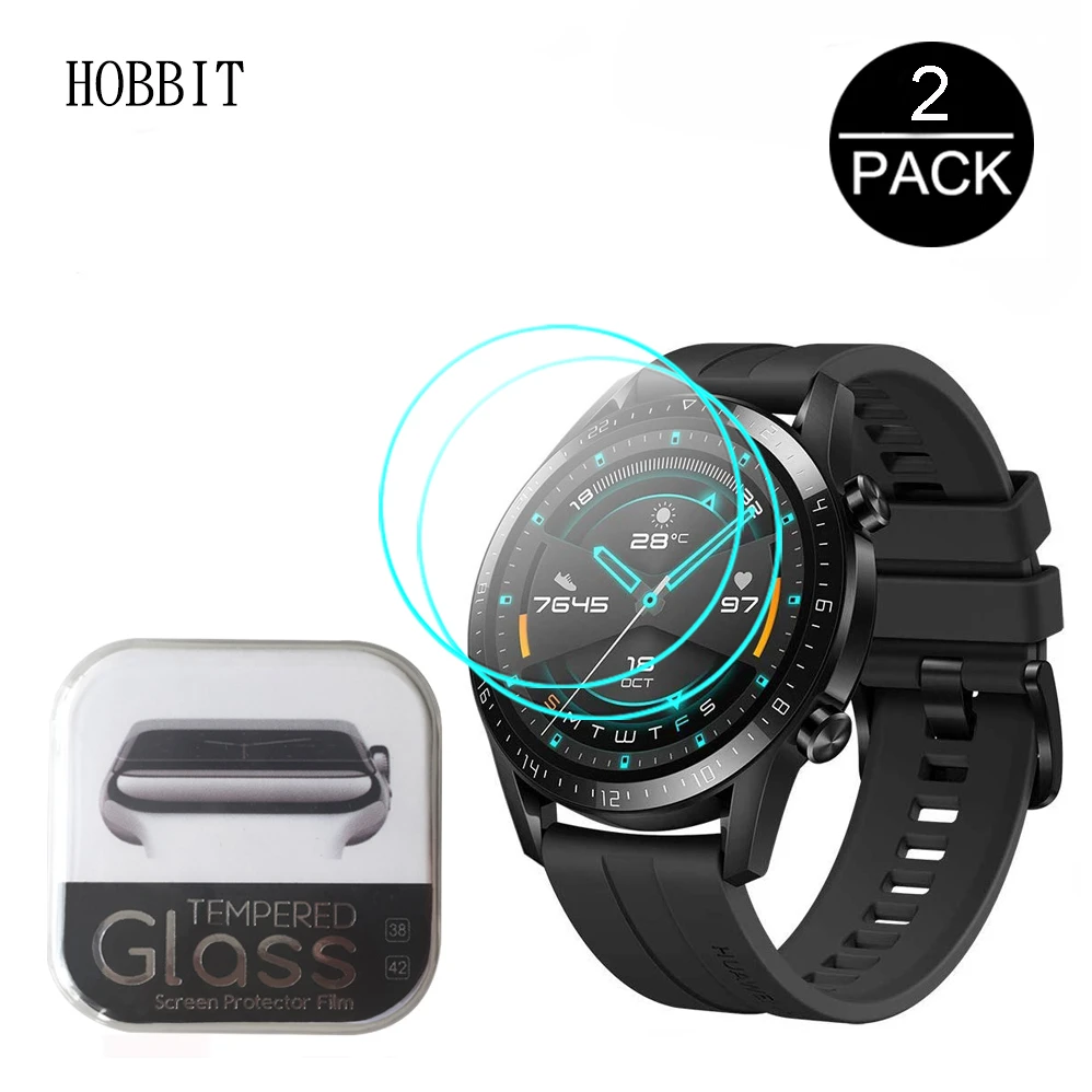 Screen-Protector Smartwatch Honor Clear-Glass Huawei for 2-Gt 2-42mm 46mm GS