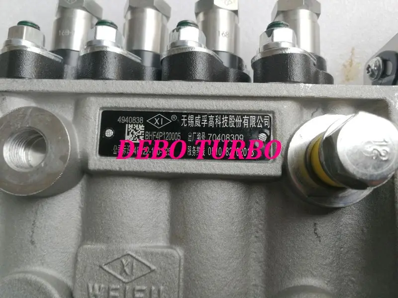 Новые оригинальные WEIFU DCEC 4BT 4BTA 3.9L 130HP Высокого Давления дизельный ТНВД 4940838 4P122 BHF4P120005