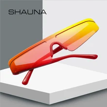 SHAUNA модные очки-половинки фиолетовые зеркальные солнцезащитные очки ретро маленькие кошачьи глаза отражающие оттенки мужские