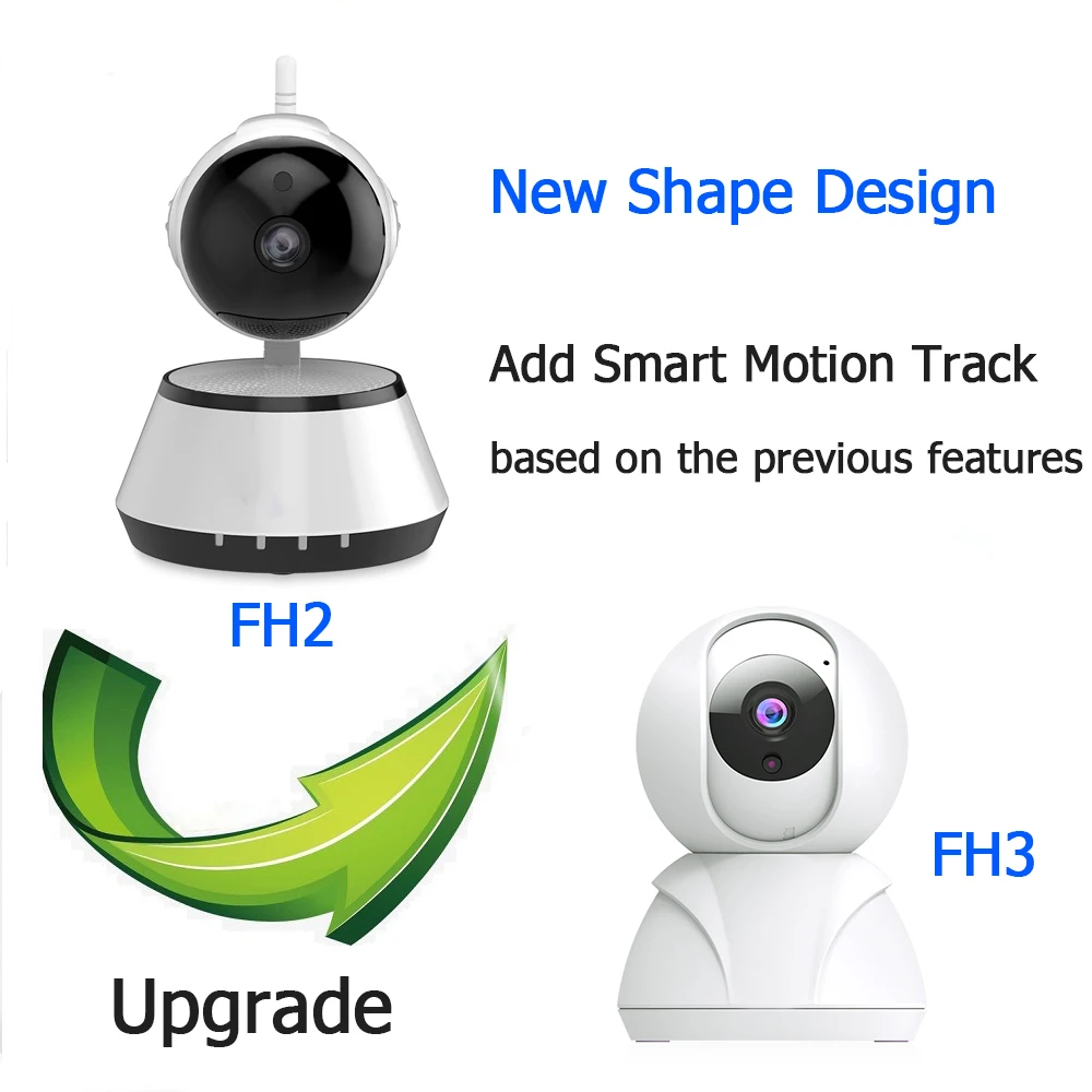 

1080P Home Security IP Camera Wireless Smart WiFi Camera Audio Record Surveillance Baby Monitor HD Mini CCTV Camera