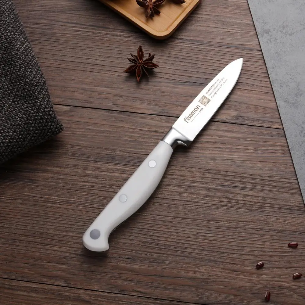 5 Дюймовый Нож Для Чистки Овощей FISSMAN серия MONOGAMI стальные кухонные ножи