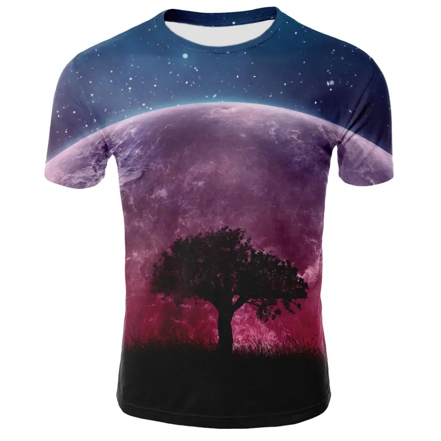 

Sondirane Print Galaxy Tshirt Universe Space Hip Hop Tee 3d Print Cool Mens Clothing 2019 Summer Hiphop Tops Harajuku Streetwear