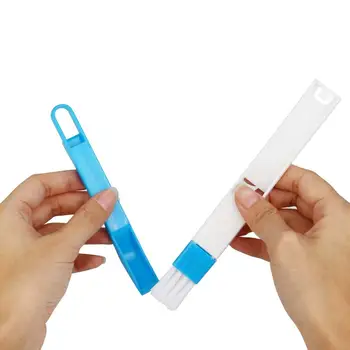 

2 In 1 Screen Keyboard Drawer Wardrobe Corner-Gap Dust Removal Cleaning Brush Window Slot Brush Dustpan Multi-function Tool