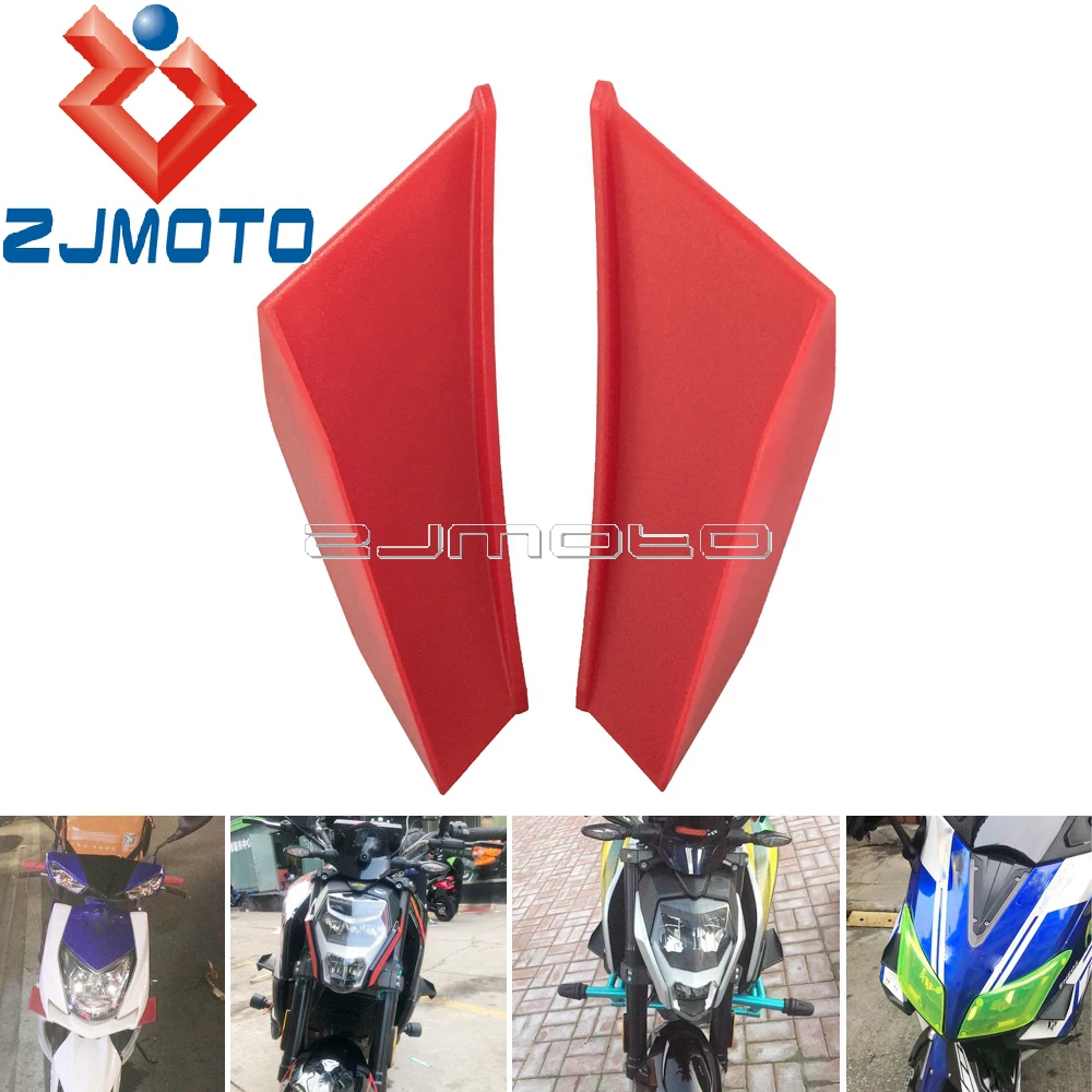 1 пара универсальных мотоциклетных крыльев аэродинамический Комплект для Honda Yamaha