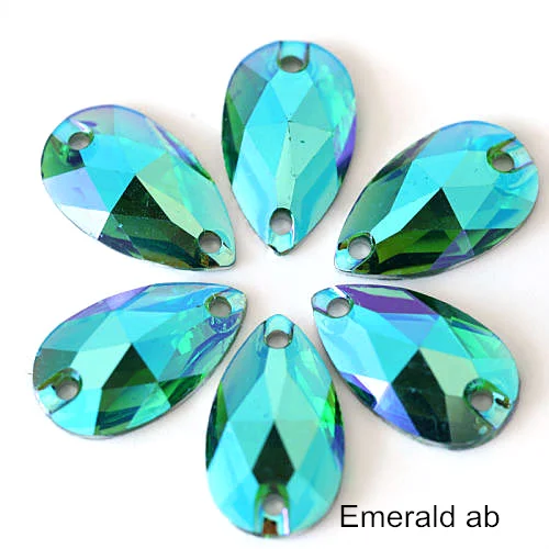 Emerald AB Стразы - Цвет: Emerald AB