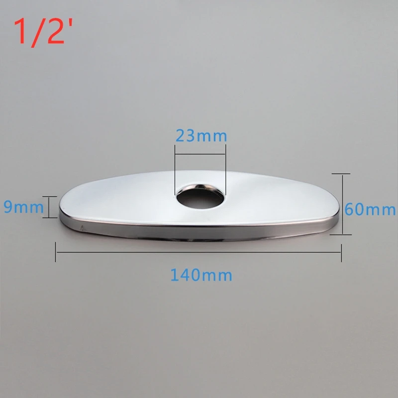 1PC 3/4' 1'Basin Faucet Decorative Cover Stainless Steel Faucet Base Decorative Panel Accessories