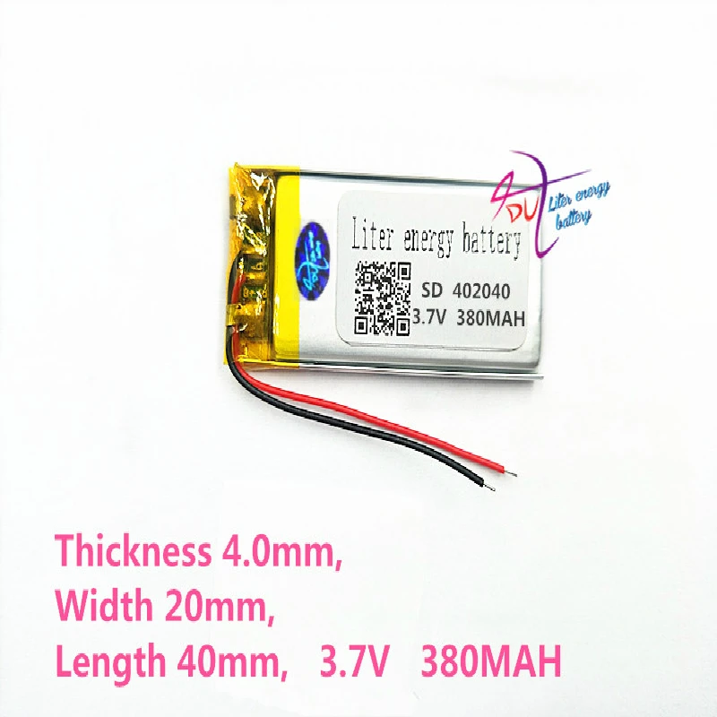 MP3 MP4 MP5 GPS 3 7 V литий полимерная батарея литиевые аккумуляторные панели 042040 402040 380