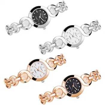 

Hot Fashion Watch Women Bracelet Watches Stainless Steel Dress Wristwatch Ladies Quartz Watch