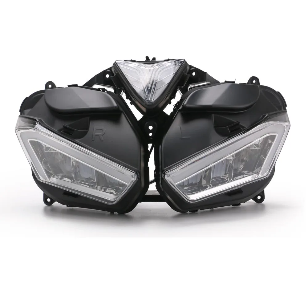 Для YAMAHA YZF R25 R3 2013 2017 передние фары Дневные ходовые фара корпус мотоцикл| |