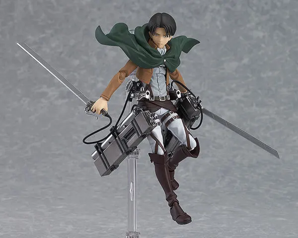 Attack on Titan Figma Eren Jaeger 207 Mikasa Ackerman 203 Levi 213 PVC Action Figure Collectible Model Gift 19cm | Игрушки и хобби