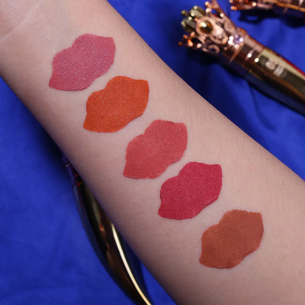UCANBE Роскошная губная помада 5 цветов чистая кремовая Золотая Корона бархатная