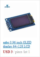 EGBO 1,54 Zoll 7PIN Weiß Blau OLED Bildschirm Modul SSD1309/CH1116G Laufwerk IC SPI Schnittstelle 128*64 – Detail 10