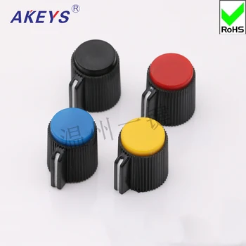 

KNP-13-6.0 potentiometer bakelite plastic color knob rotary switch intercom volume adjustment cap