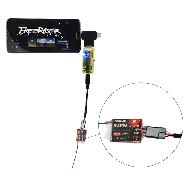 2.4G PPM Flight RC Simulator Dongle Wireless Cable USB RealFlight Freerider FMS XTR PHOENIXRC G7 G6 G5.5 G5 for Radio Controller 6