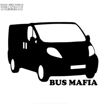 

Volkrays Creative Car Sticker Vinyl Bus Mafia Stickers Waterproof Sunscreen Decal Decoration Accessories PVC,20cm*14cm