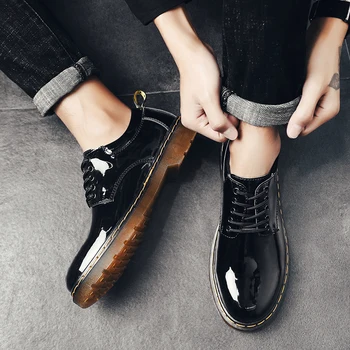 

Brand Work Shoes Breathable Men's Oxford Shoes Top Quality Dress Shoes Men Flats Fashion Genuine Leather Casual Business Shoes